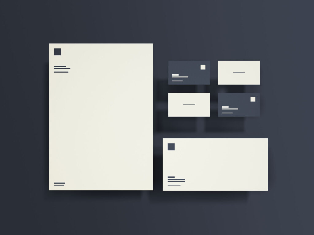 Birds Eye View Branding Card Mockup