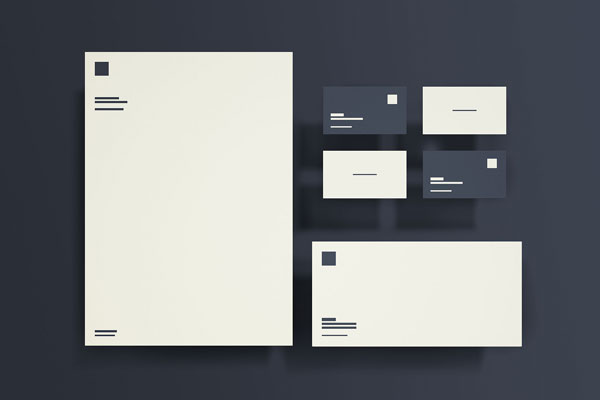Birds Eye View Branding Card Mockup