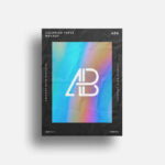 Black Crumpled Branding Paper Mockup