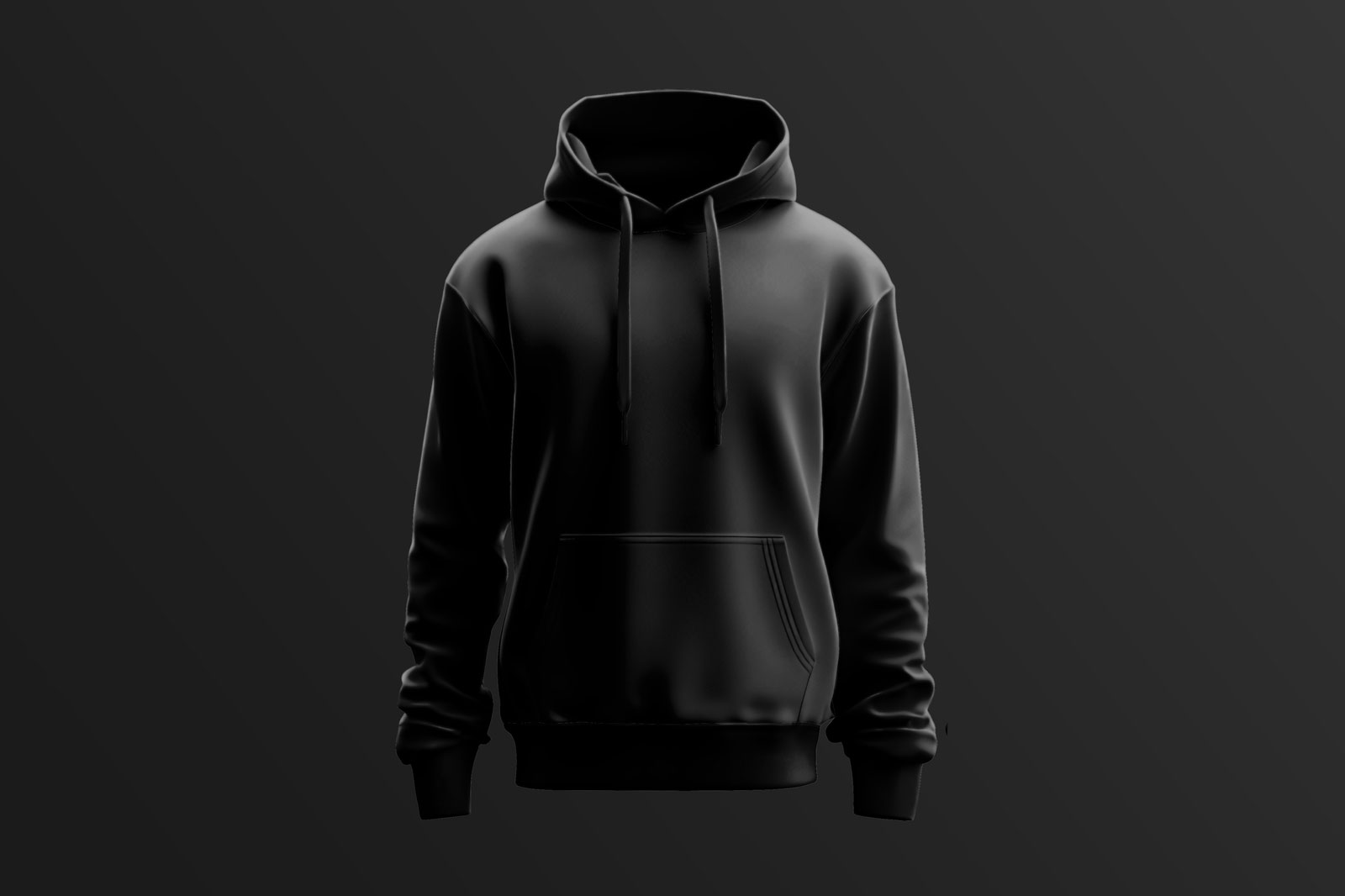 Free Black Hoodie Mockup PSD Template