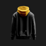 Black Hoodie Mockup Back Side
