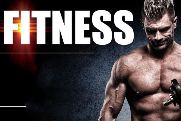 Black Modern Fitness Flyer Template