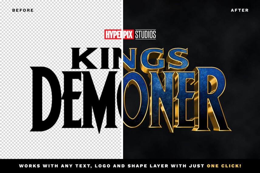 Black Panther Cinematic 3D Text Effect FREE PSD