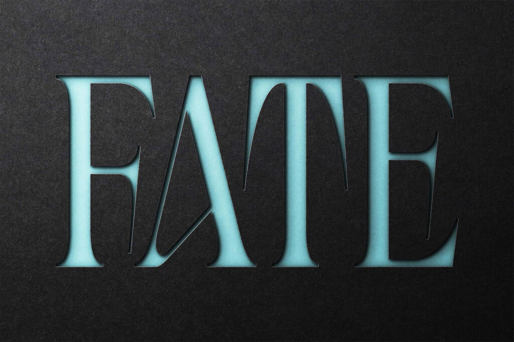 Black Paper Cutout Mockup / Text Effect