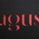 Black Paper Cutout Mockup / Text Effect