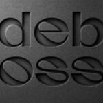 Black Paper Debossed Effect / Logo Mockup