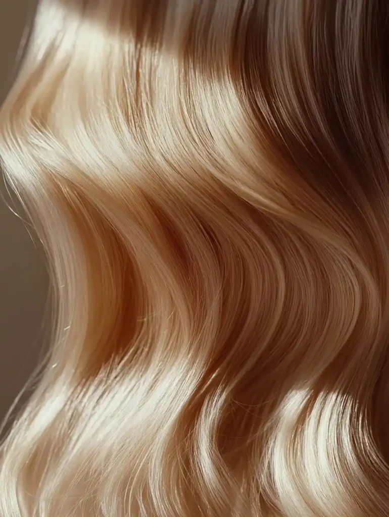 Blonde Hair Product Photography