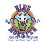 Blue Monster Slide Logo