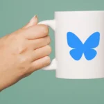 Bluesky Butterfly Icon Logo