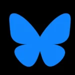 Bluesky Butterfly Icon Logo