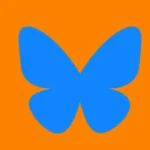Bluesky Butterfly Icon Logo