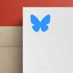 Bluesky Butterfly Icon Logo