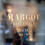 Blurred Boutique Window Signage Mockup