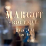 Blurred Boutique Window Signage Mockup