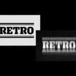 Blurred Halftone Text Effect / Logo Mockup