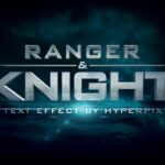 Bold Cinematic 3D Metal Text Effect