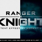 Bold Cinematic 3D Metal Text Effect