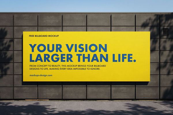 Bold Outdoor Billboard Mockup