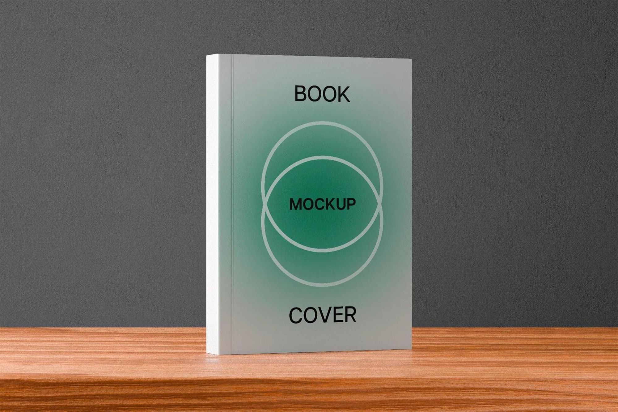 Free Book Cover Mockup PSD Template