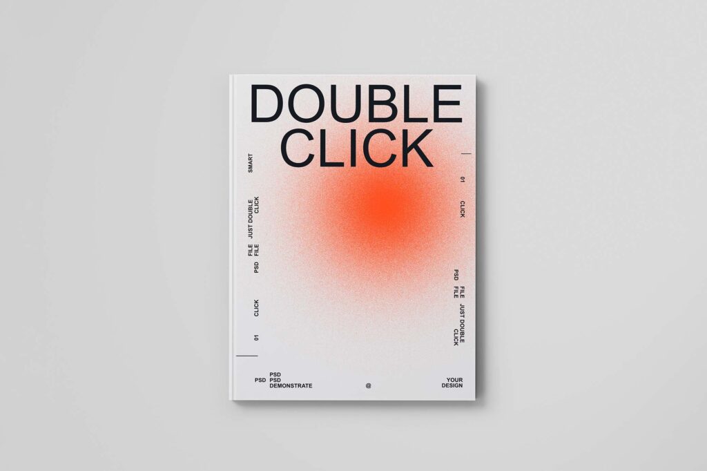 Book Cover Mockup in Facing View