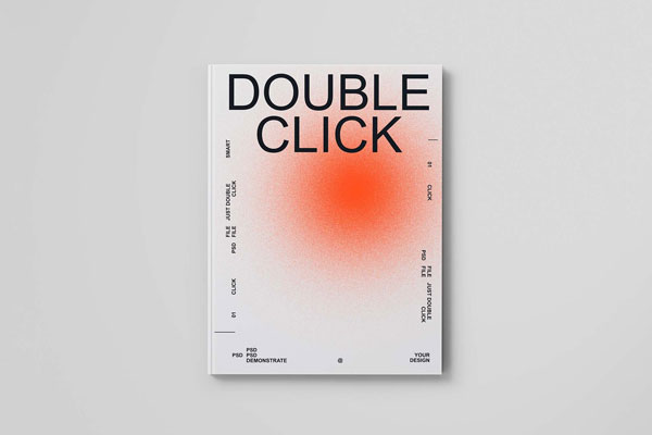 Book Cover Mockup in Facing View