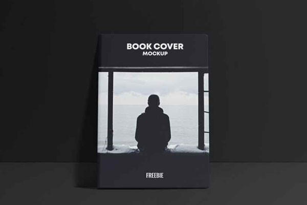 Book Cover Scene of the Book Against a Wall Mockup