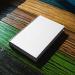 Book on Color Table Mockup