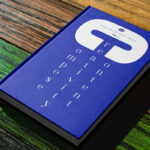 Book on Color Table Mockup