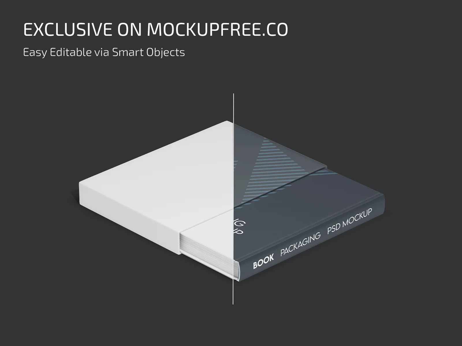 Free Book Packaging Mockup PSD Template