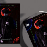 Border Modern Club Party Flyer Template