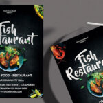 Border Sea Food Restaurant Flyer Template