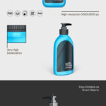 Bottle Liquid Hand Soap Mockup
