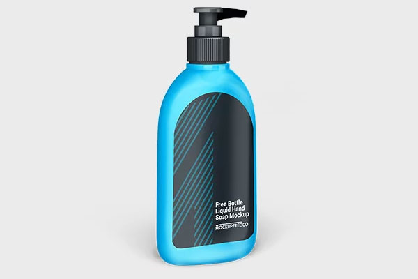 Bottle Liquid Hand Soap Mockup