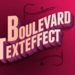 Boulevard Retro Text Effect