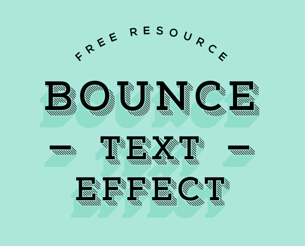 Bounce Text Effect