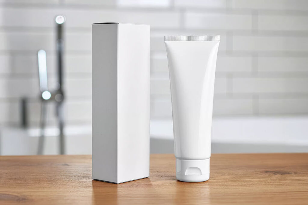 Box Cosmetic Tube Mockup