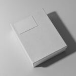 Box with Business Card Mockup