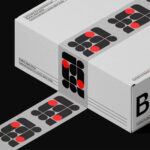 Box with Duct Tape Branding Mockup