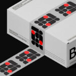 Box with Duct Tape Branding Mockup