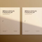Branding Identity Two Letterhead Mockup