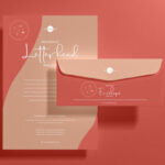 Branding Standard Size Letterhead and Envelope Mockup