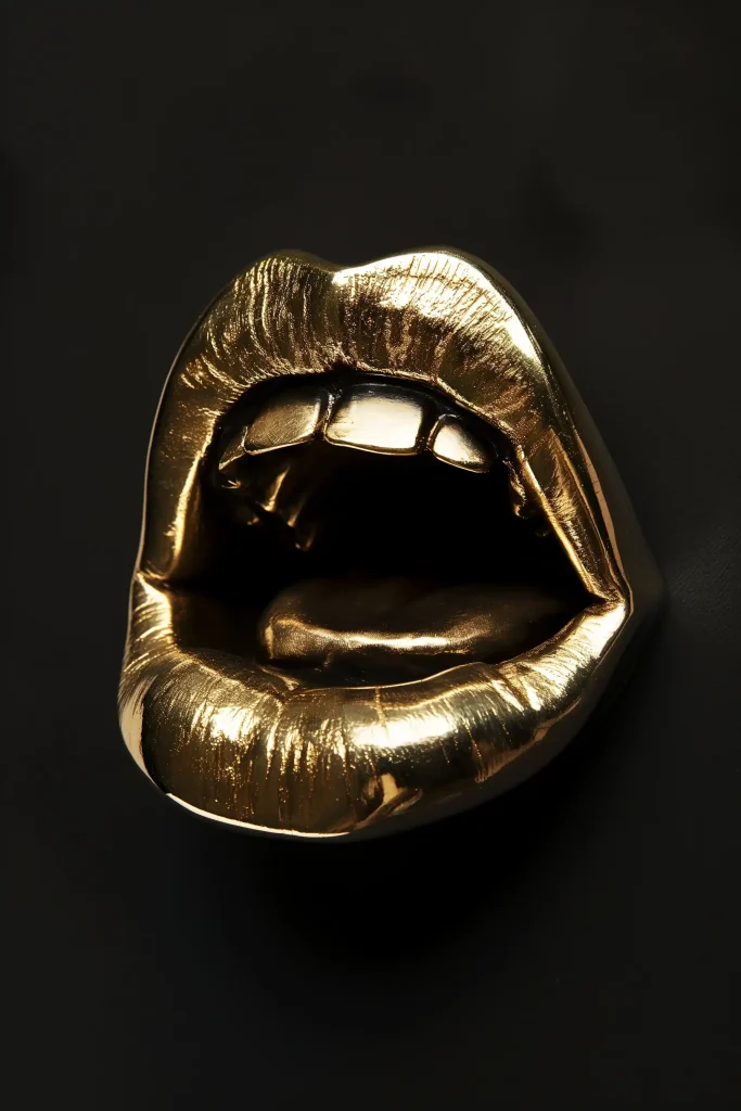 Brass Mouth on Black