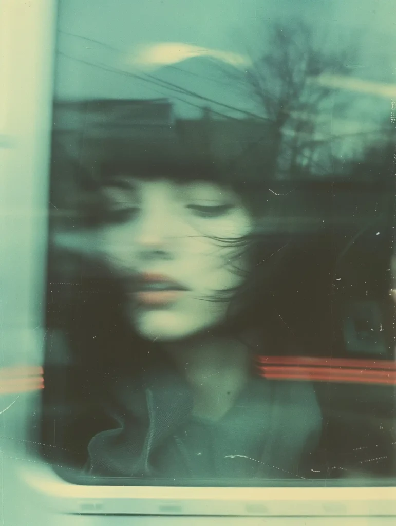 Brazilian Woman Subway Polaroid