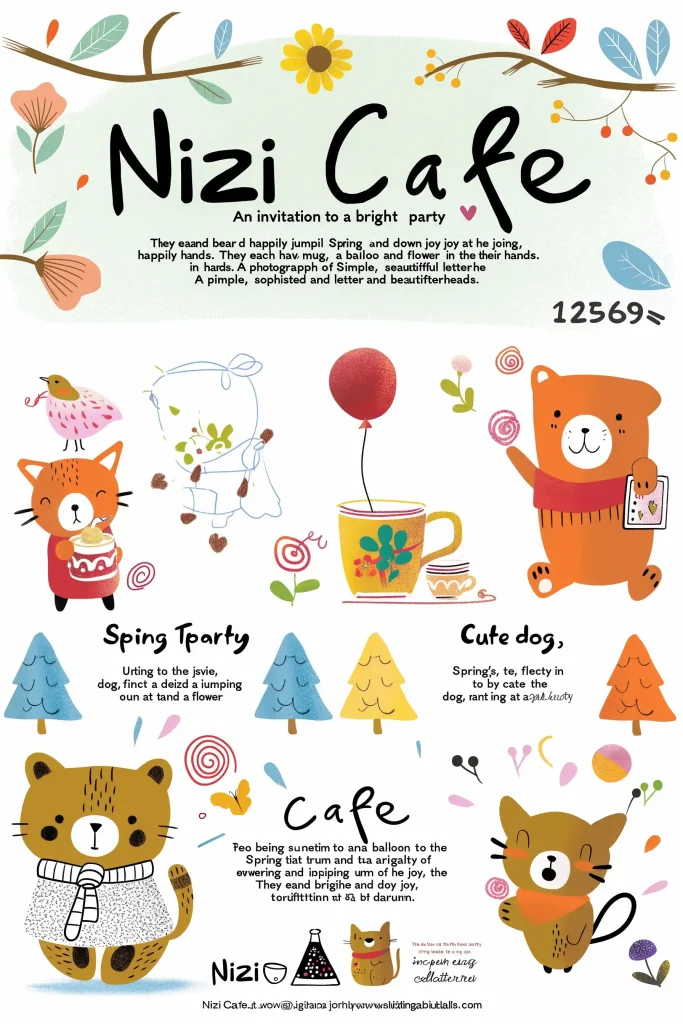 Bright Animal Tea Party