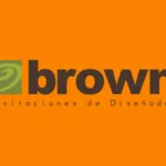 Brown Invitaciones Logo
