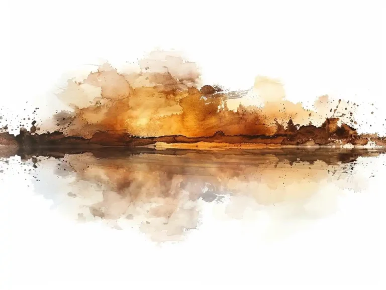 Brown Watercolor Forest ai prompt preview