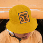 Bucket Hat Label Mockup