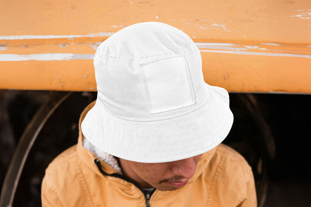 Bucket Hat Label Mockup