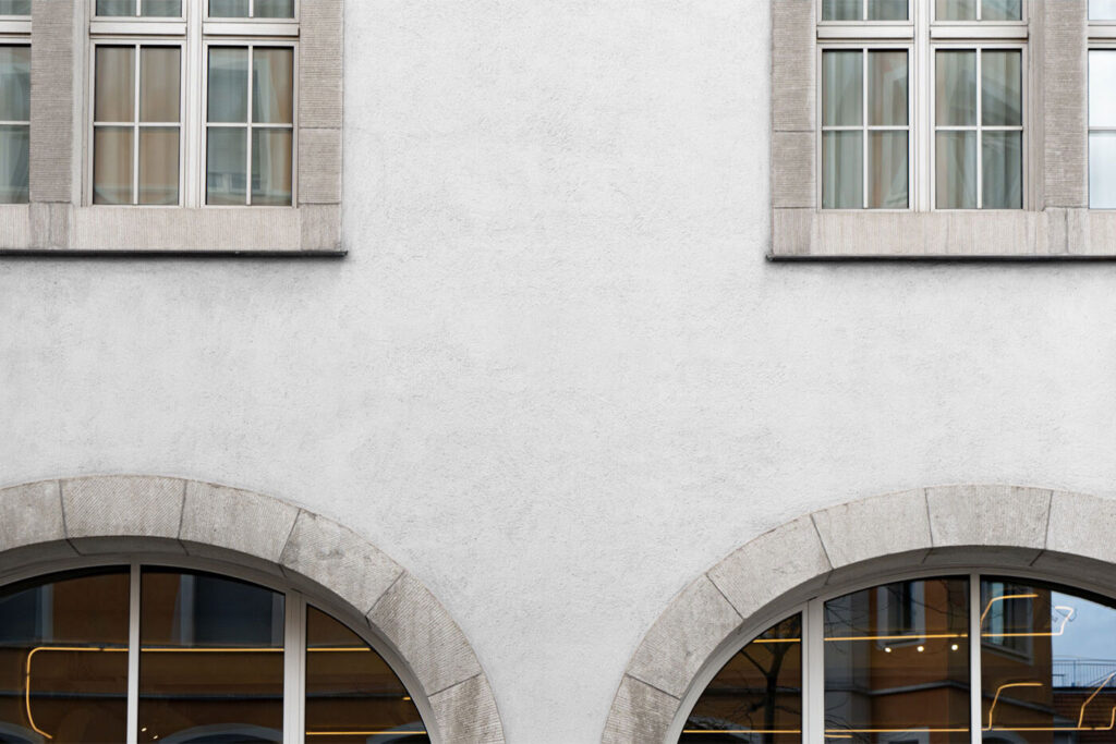 Front View Building Facade Mockup