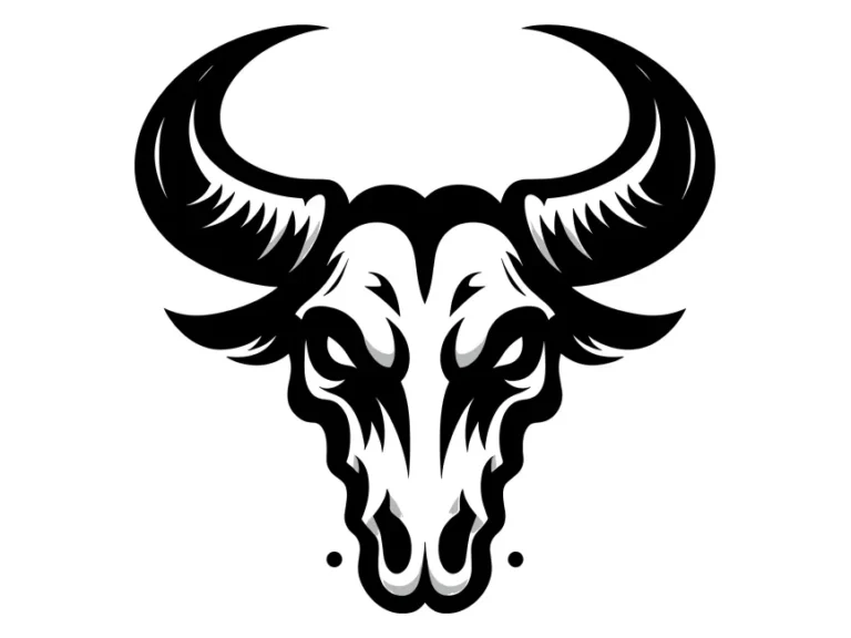 Bull Skull Logo